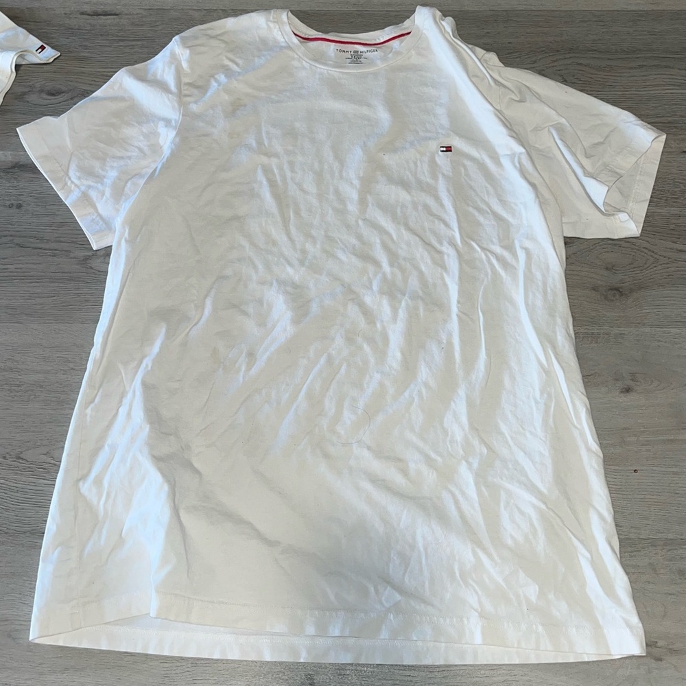 Tommy Hilfiger White Short Sleeve Tee